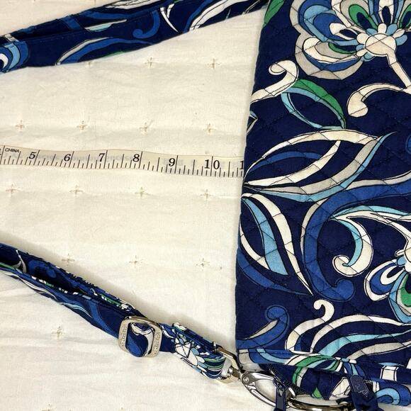 Vera Bradley Mediterranean Blue Messenger Bag - Picture 13 of 14